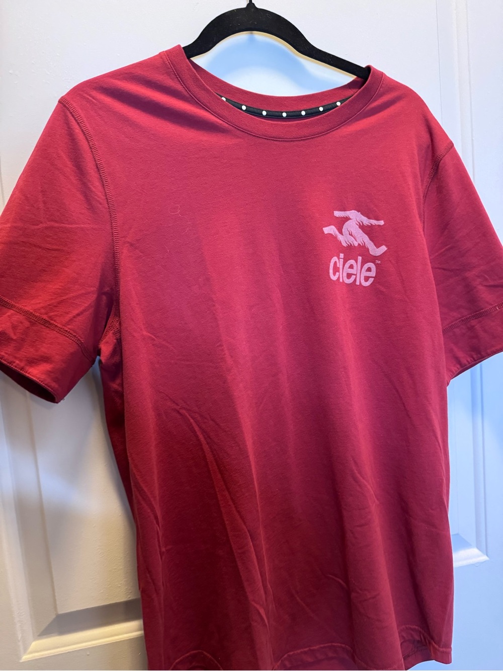 Ciele Men's Short-Sleeve Crew Tee in Deep Rose